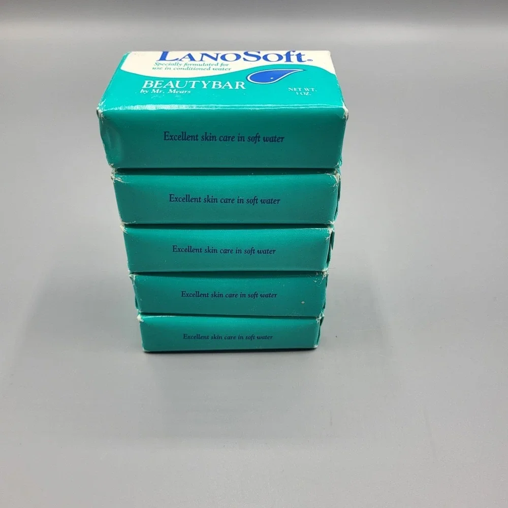 Lanosoft Lot of 5 Vintage Bars by Mr. Mears Beauty Bar Soap New Sealed